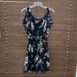 Navy Floral dress